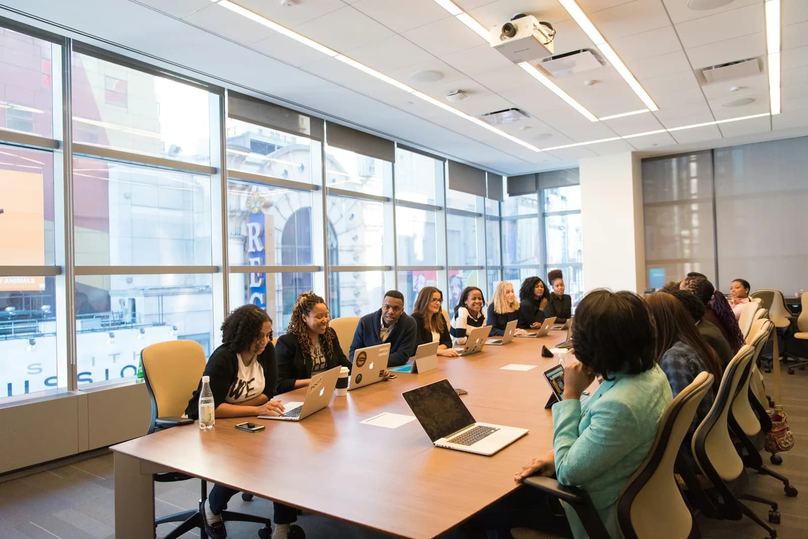 Technology teams collaborating using cloud productivity tools